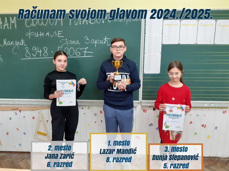 Računam svojom glavom / Рачунам својом главом