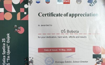 Spelling Bee  – naši učenici na regionalnom natjecanju/ Пчелица спелица -наши ученици на регионалном такмичењу